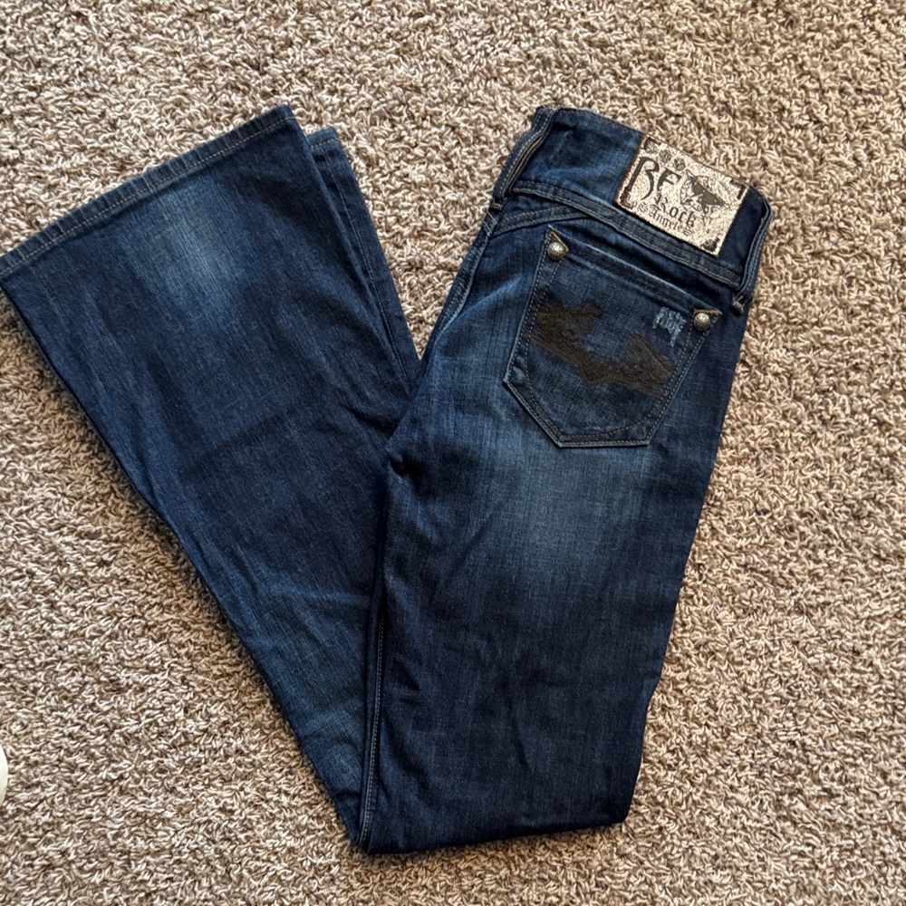 ReRock Stylish Dark Blue Women's Flare Jeans